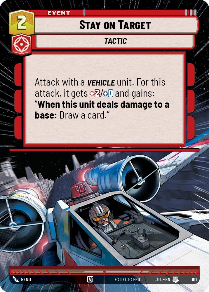 Stay on Target (911) (Hyperspace Foil) (911) [Jump to Lightspeed] | Galactic Gamez