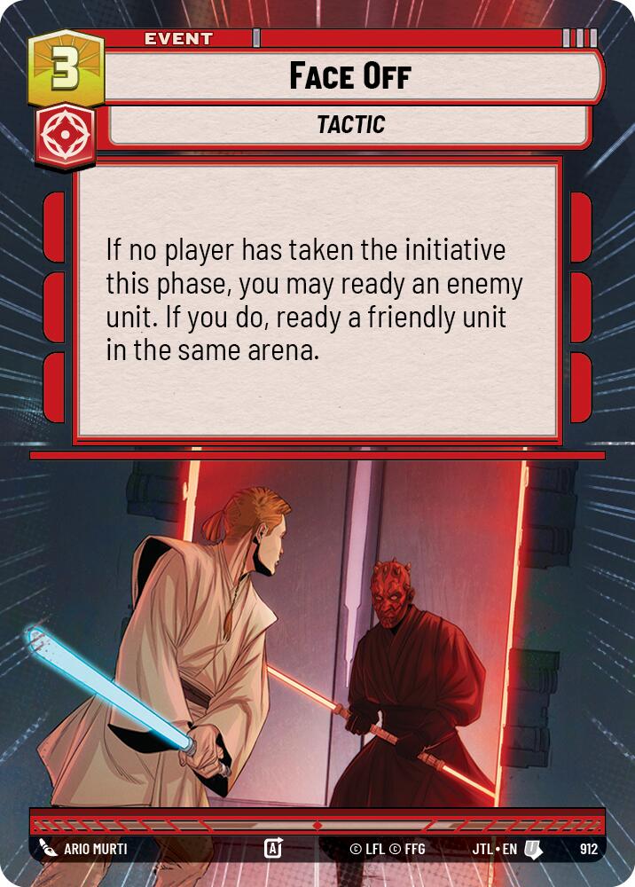 Face Off (912) (Hyperspace Foil) (912) [Jump to Lightspeed] | Galactic Gamez