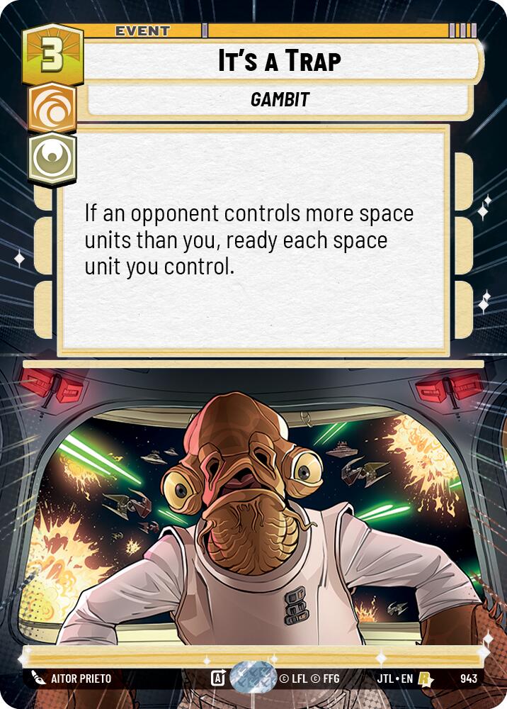It's a Trap (943) (Hyperspace Foil) (943) [Jump to Lightspeed] | Galactic Gamez