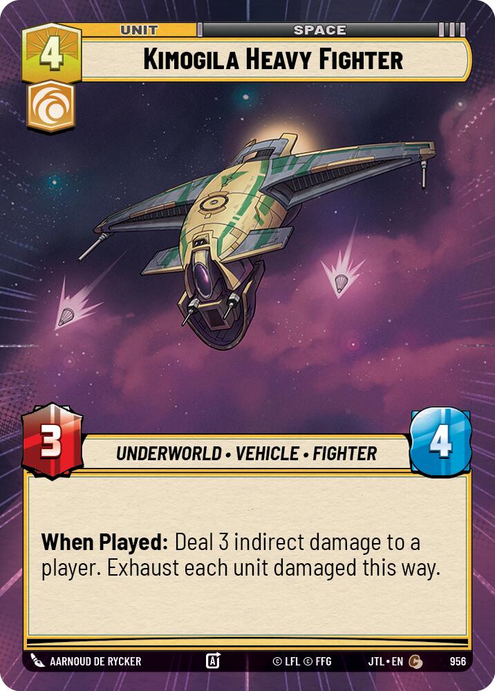 Kimogila Heavy Fighter (956) (Hyperspace Foil) (956) [Jump to Lightspeed] | Galactic Gamez