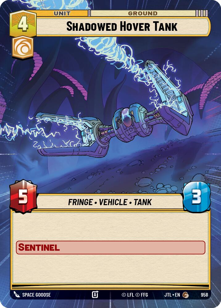 Shadowed Hover Tank (958) (Hyperspace Foil) (958) [Jump to Lightspeed] | Galactic Gamez