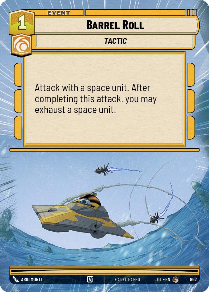 Barrel Roll (962) (Hyperspace Foil) (962) [Jump to Lightspeed] | Galactic Gamez