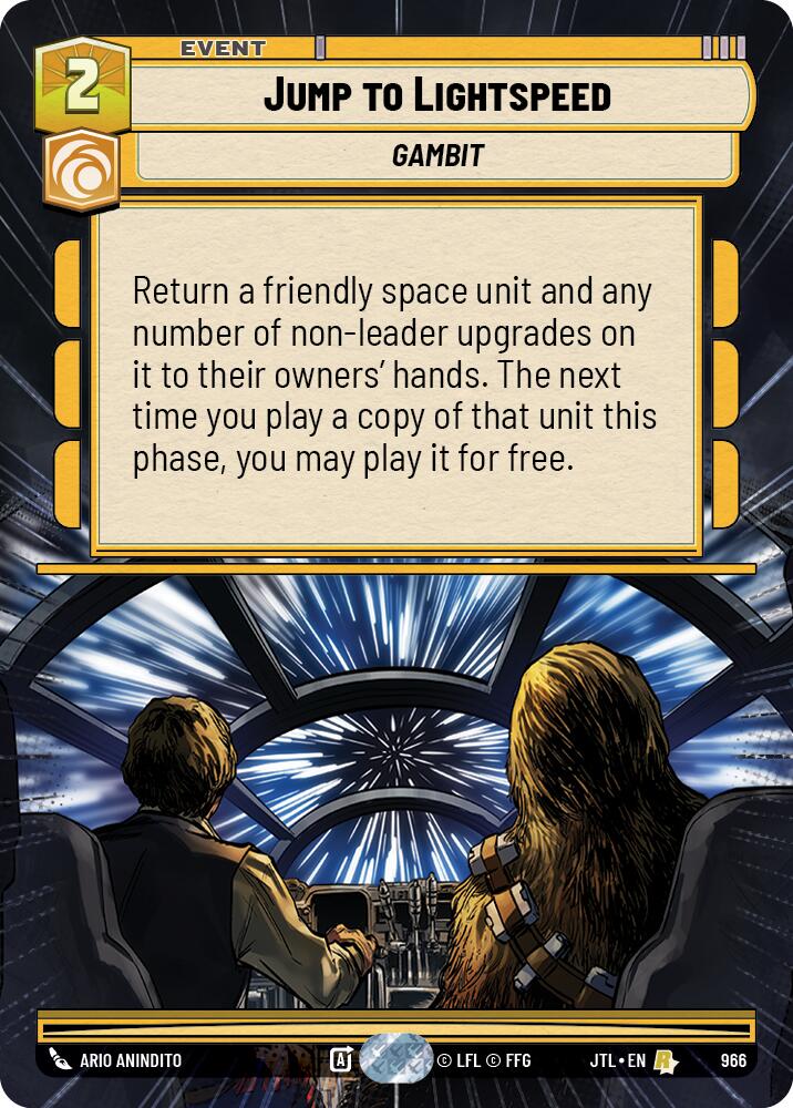 Jump to Lightspeed (966) (Hyperspace Foil) (966) [Jump to Lightspeed] | Galactic Gamez