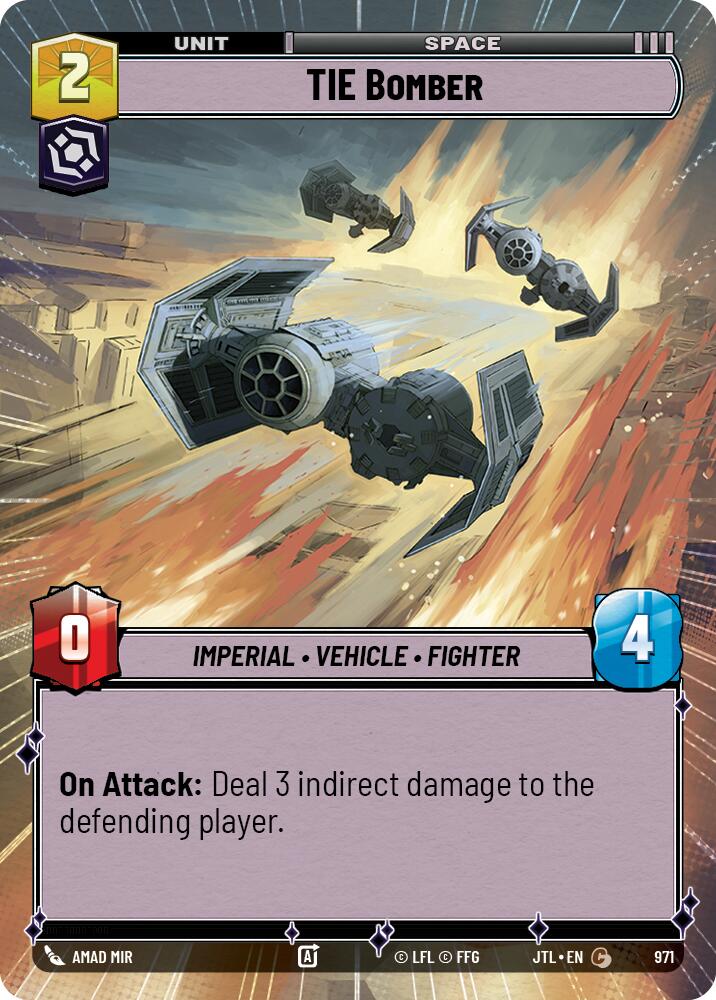 TIE Bomber (971) (Hyperspace Foil) (971) [Jump to Lightspeed] | Galactic Gamez