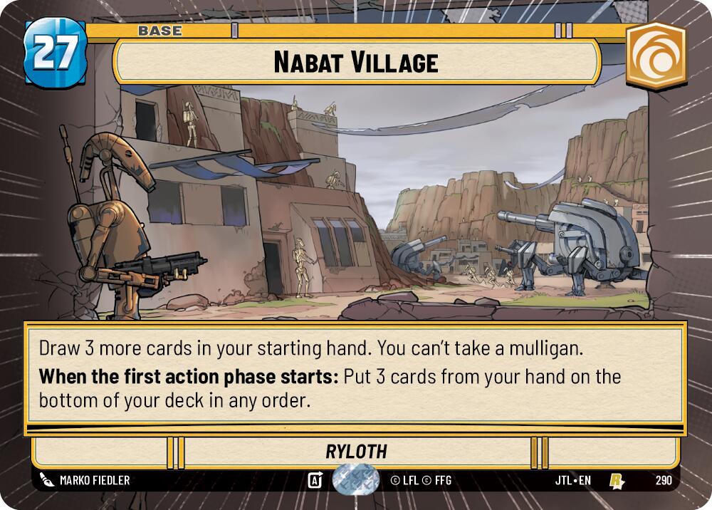 Nabat Village (290) (Hyperspace) (290) [Jump to Lightspeed] | Galactic Gamez