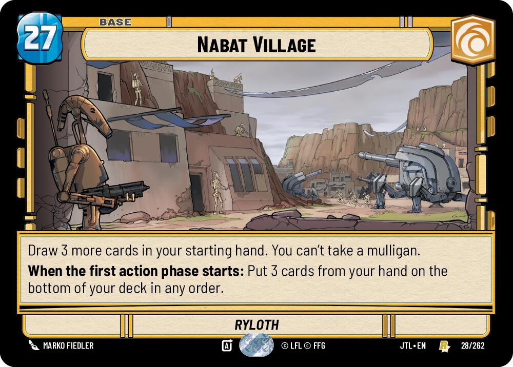 Nabat Village (028/262) (028/262) [Jump to Lightspeed] | Galactic Gamez