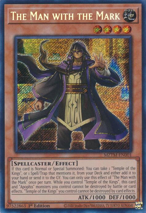 The Man with the Mark [MZTM-EN001] Secret Rare | Galactic Gamez