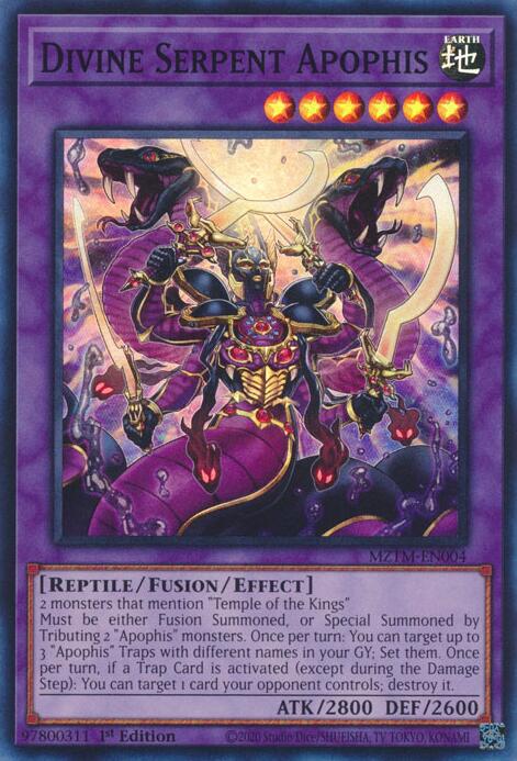 Divine Serpent Apophis [MZTM-EN004] Super Rare | Galactic Gamez