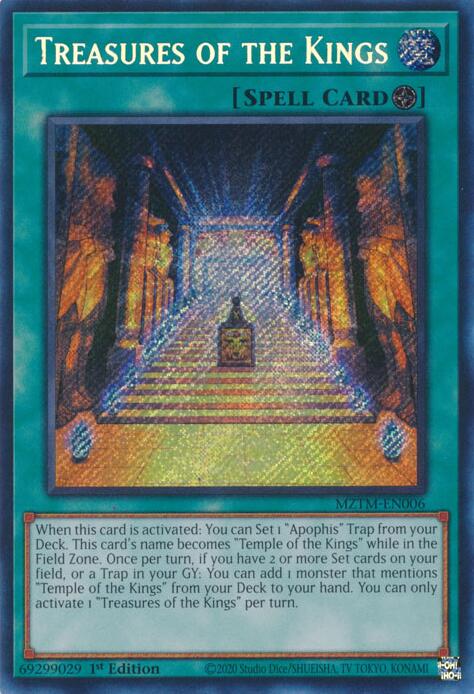 Treasures of the Kings [MZTM-EN006] Secret Rare | Galactic Gamez