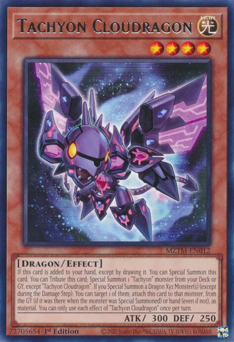 Tachyon Cloudragon [MZTM-EN012] Rare | Galactic Gamez