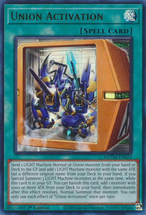 Union Activation [MZTM-EN023] Ultra Rare | Galactic Gamez