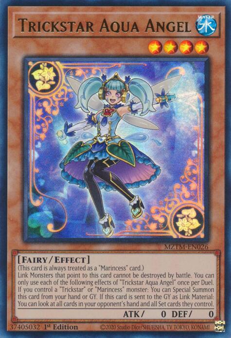 Trickstar Aqua Angel [MZTM-EN026] Ultra Rare | Galactic Gamez