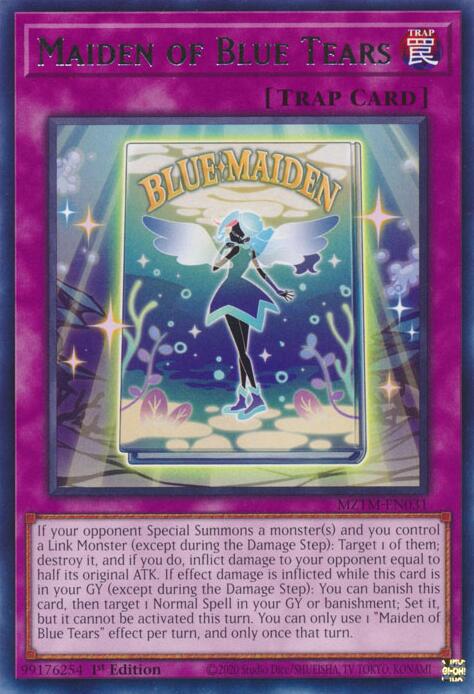 Maiden of Blue Tears [MZTM-EN031] Rare | Galactic Gamez