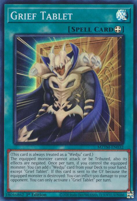 Grief Tablet [MZTM-EN032] Super Rare | Galactic Gamez