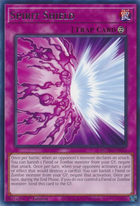 Spirit Shield [MZTM-EN035] Rare | Galactic Gamez