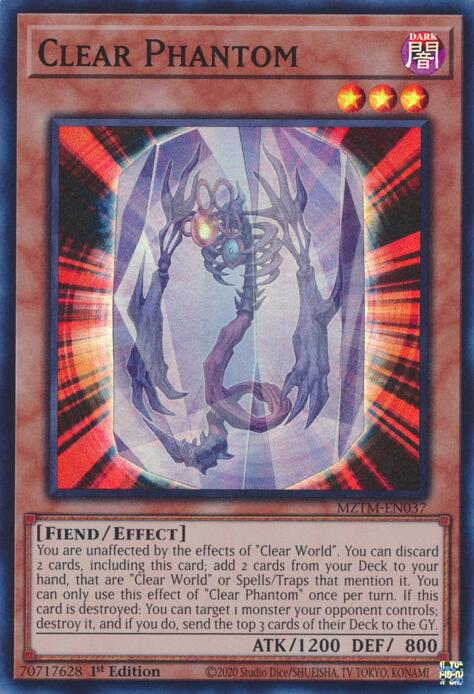 Clear Phantom [MZTM-EN037] Super Rare | Galactic Gamez