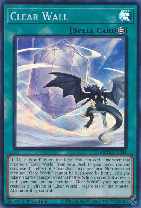 Clear Wall [MZTM-EN041] Super Rare | Galactic Gamez
