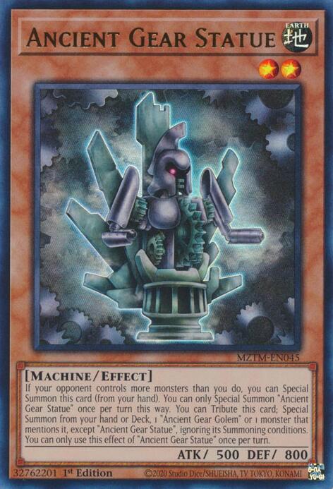 Ancient Gear Statue [MZTM-EN045] Ultra Rare | Galactic Gamez