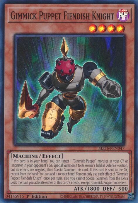 Gimmick Puppet Fiendish Knight [MZTM-EN047] Super Rare | Galactic Gamez