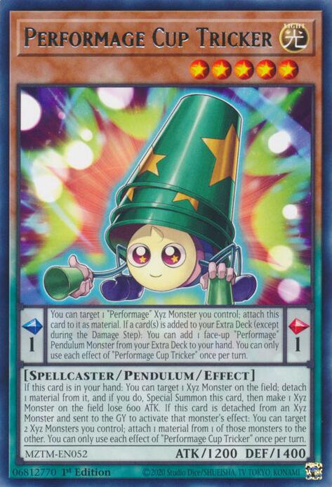 Performage Cup Tricker [MZTM-EN052] Rare | Galactic Gamez