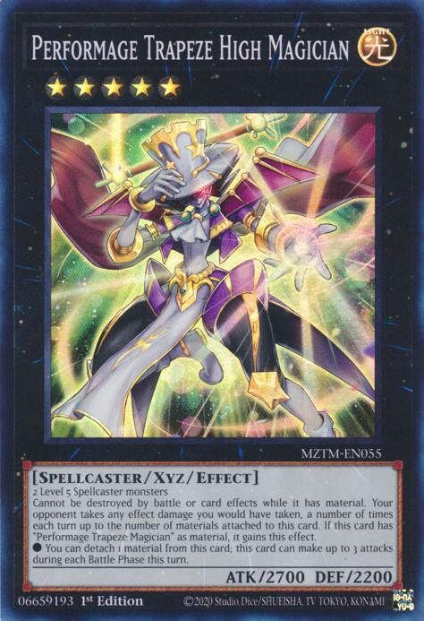 Performage Trapeze High Magician [MZTM-EN055] Super Rare | Galactic Gamez
