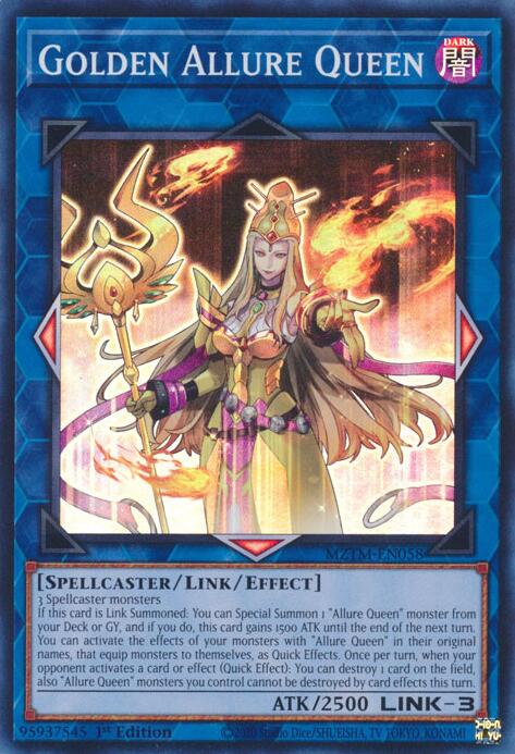 Golden Allure Queen [MZTM-EN058] Super Rare | Galactic Gamez