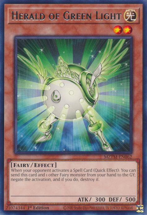 Herald of Green Light [MZTM-EN062] Rare | Galactic Gamez