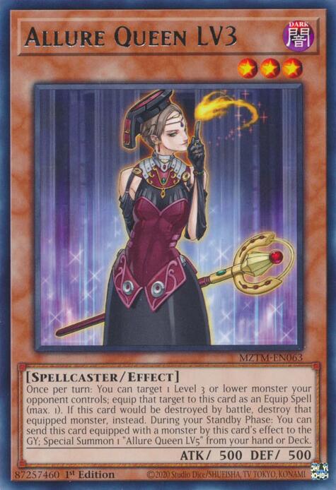 Allure Queen LV3 [MZTM-EN063] Rare | Galactic Gamez
