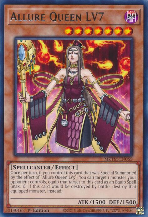 Allure Queen LV7 [MZTM-EN065] Rare | Galactic Gamez