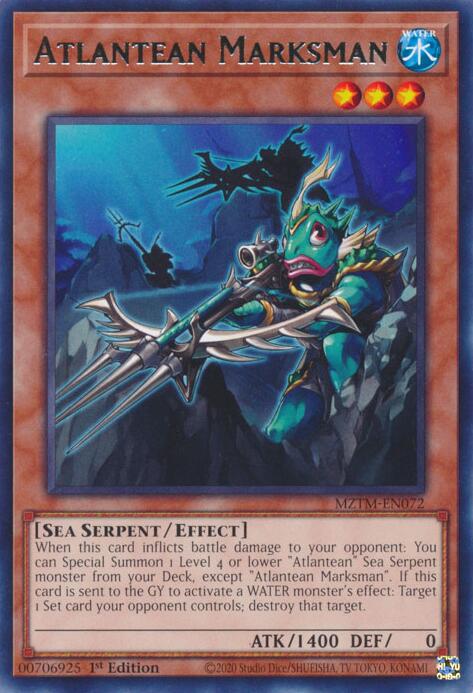 Atlantean Marksman [MZTM-EN072] Rare | Galactic Gamez