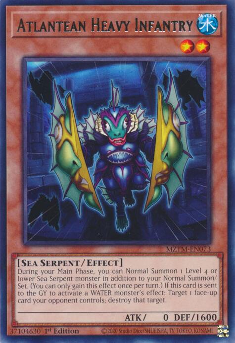 Atlantean Heavy Infantry [MZTM-EN073] Rare | Galactic Gamez