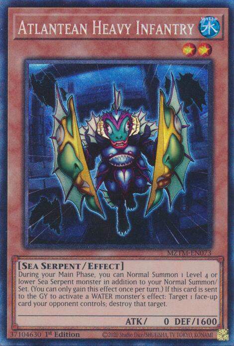 Atlantean Heavy Infantry (Collector's Rare) [MZTM-EN073] Collector's Rare | Galactic Gamez
