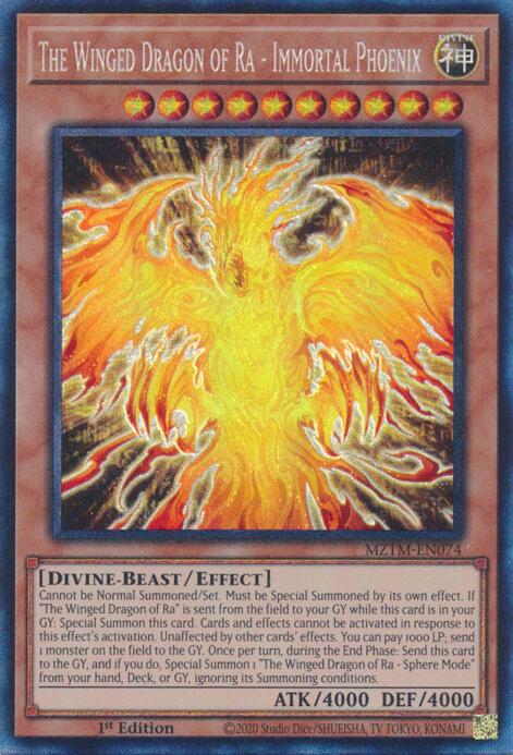The Winged Dragon of Ra - Immortal Phoenix (Collector's Rare) [MZTM-EN074] Collector's Rare | Galactic Gamez