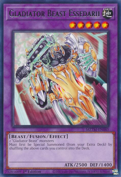 Gladiator Beast Essedarii [MZTM-EN085] Rare | Galactic Gamez