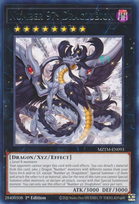 Number 97: Draglubion [MZTM-EN093] Rare | Galactic Gamez