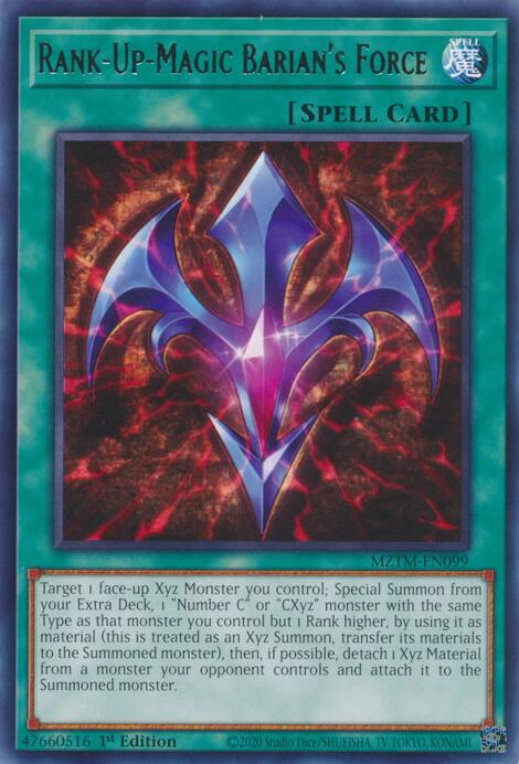 Rank-Up-Magic Barian's Force [MZTM-EN099] Rare | Galactic Gamez