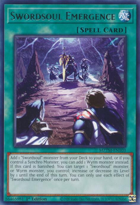 Swordsoul Emergence [MZTM-EN103] Rare | Galactic Gamez