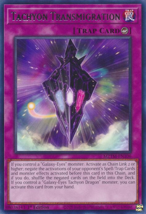 Tachyon Transmigration [MZTM-EN106] Rare | Galactic Gamez