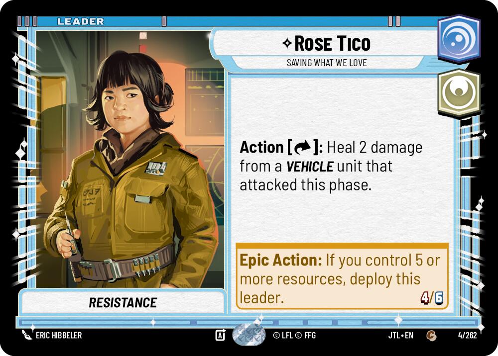 Rose Tico - Saving What We Love (004/262) (004/262) [Jump to Lightspeed] | Galactic Gamez