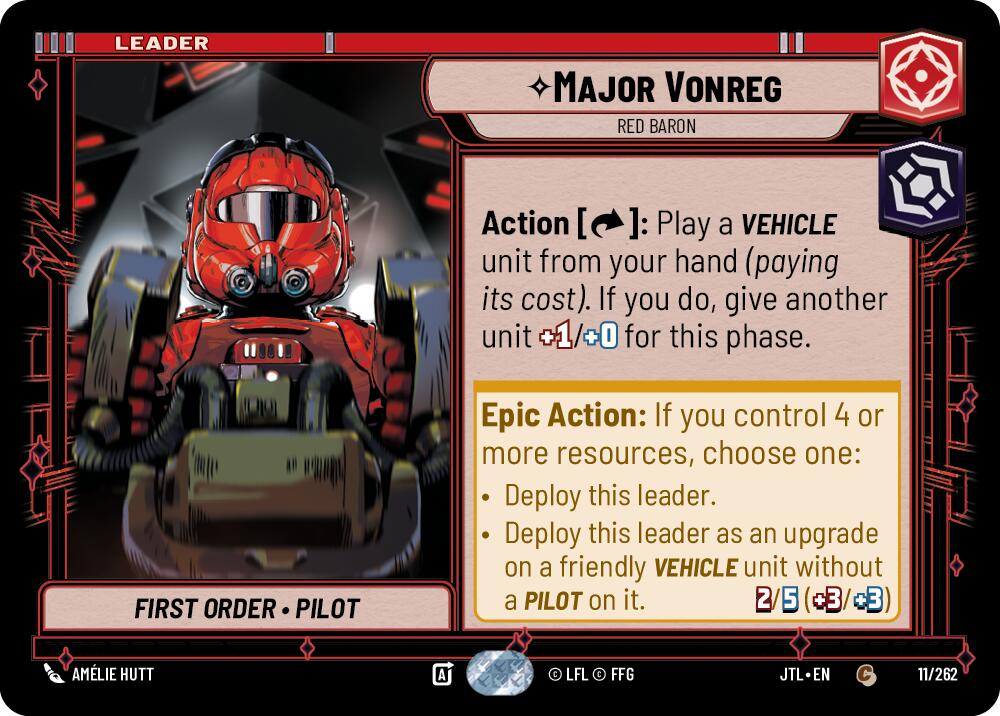 Major Vonreg - Red Baron (011/262) (011/262) [Jump to Lightspeed] | Galactic Gamez