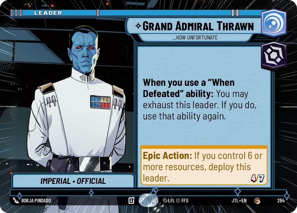 Grand Admiral Thrawn - ...How Unfortunate (264) (Hyperspace) (264) [Jump to Lightspeed] | Galactic Gamez