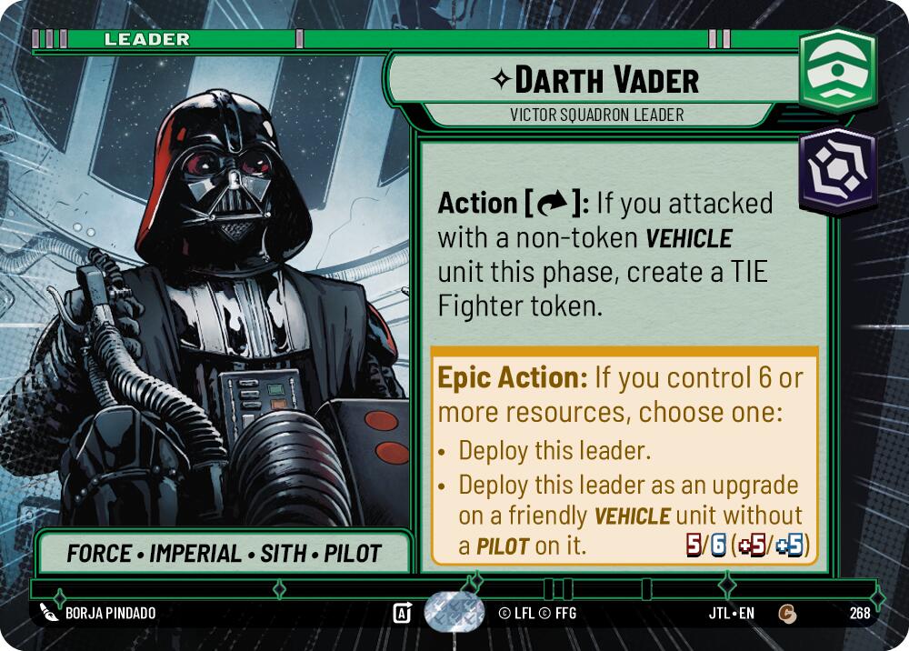 Darth Vader - Victor Squadron Leader (268) (Hyperspace) (268) [Jump to Lightspeed] | Galactic Gamez