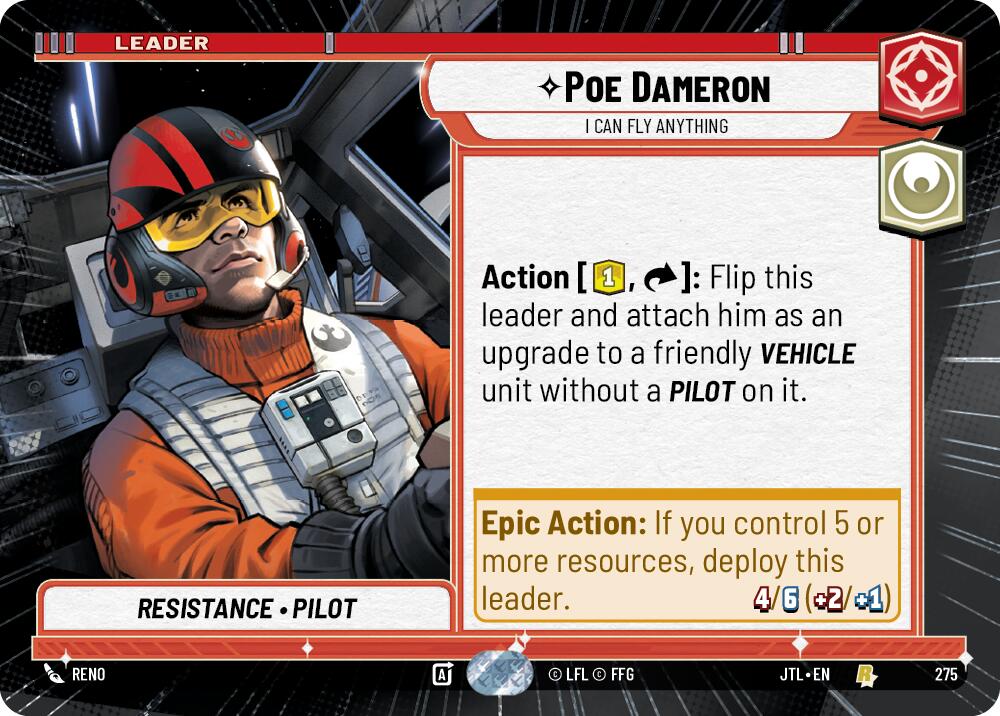 Poe Dameron - I Can Fly Anything (275) (Hyperspace) (275) [Jump to Lightspeed] | Galactic Gamez