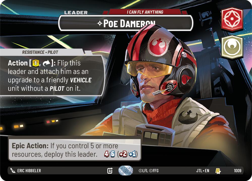 Poe Dameron - I Can Fly Anything (1009) (Showcase) (1009) [Jump to Lightspeed] | Galactic Gamez