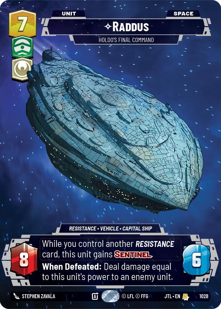 Raddus - Holdo's Final Command (1028) (Prestige) (1028) [Jump to Lightspeed] | Galactic Gamez