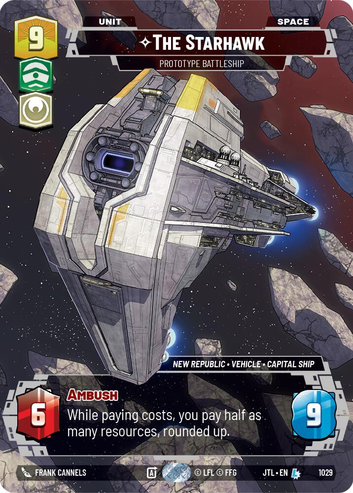 The Starhawk - Prototype Battleship (1029) (Prestige) (1029) [Jump to Lightspeed] | Galactic Gamez