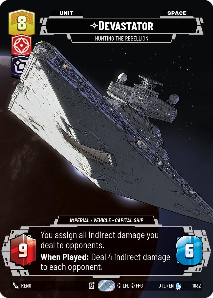 Devastator - Hunting the Rebellion (1032) (Prestige) (1032) [Jump to Lightspeed] | Galactic Gamez