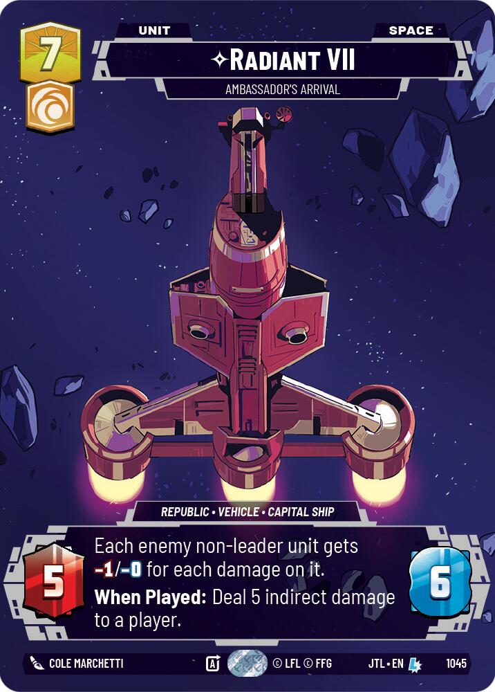 Radiant VII - Ambassadors' Arrival (1045) (Prestige) (1045) [Jump to Lightspeed] | Galactic Gamez