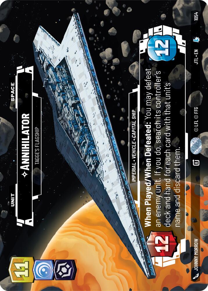 Annihilator - Tagge's Flagship (1054) (Prestige Foil) (1054) [Jump to Lightspeed] | Galactic Gamez