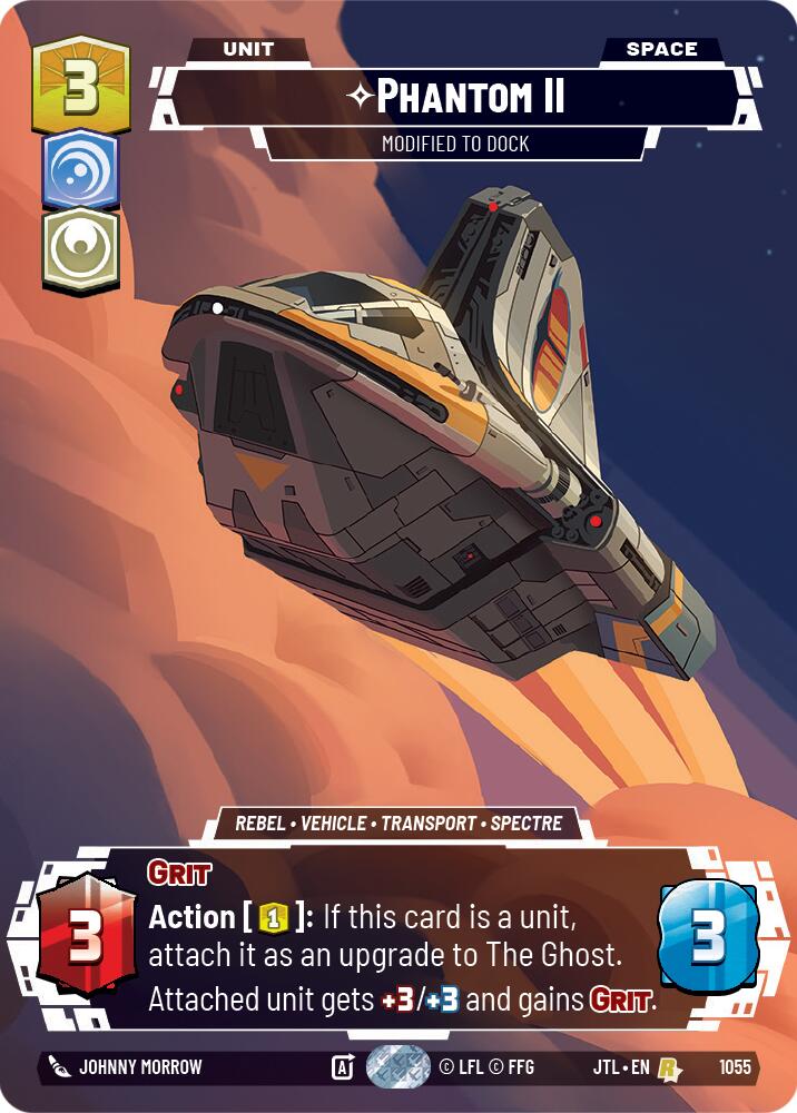 Phantom II - Modified to Dock (1055) (Prestige Foil) (1055) [Jump to Lightspeed] | Galactic Gamez